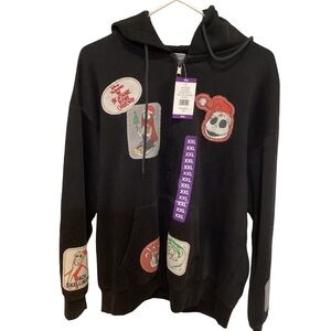 Disney Nightmare Before Christmas Zip Hoodie Women’s XXL
